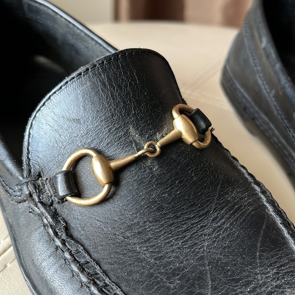 NOT FOR SALE. Gucci Loafers Black 6.5 Gold Hardware - Picture 15 of 16